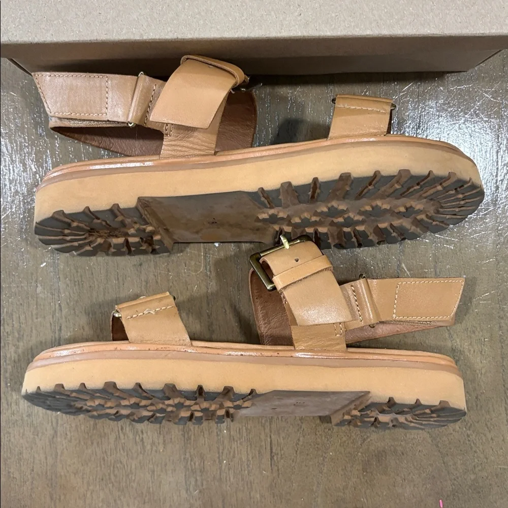 Madewell The Cady Lugsole Sandal Desert Camel Size 7.5 US - Picture 4 of 8